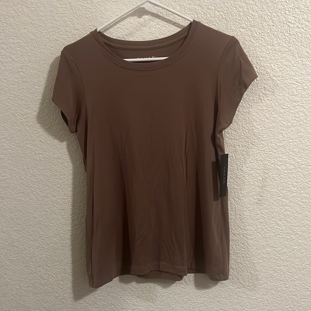 Brown Tahari Top